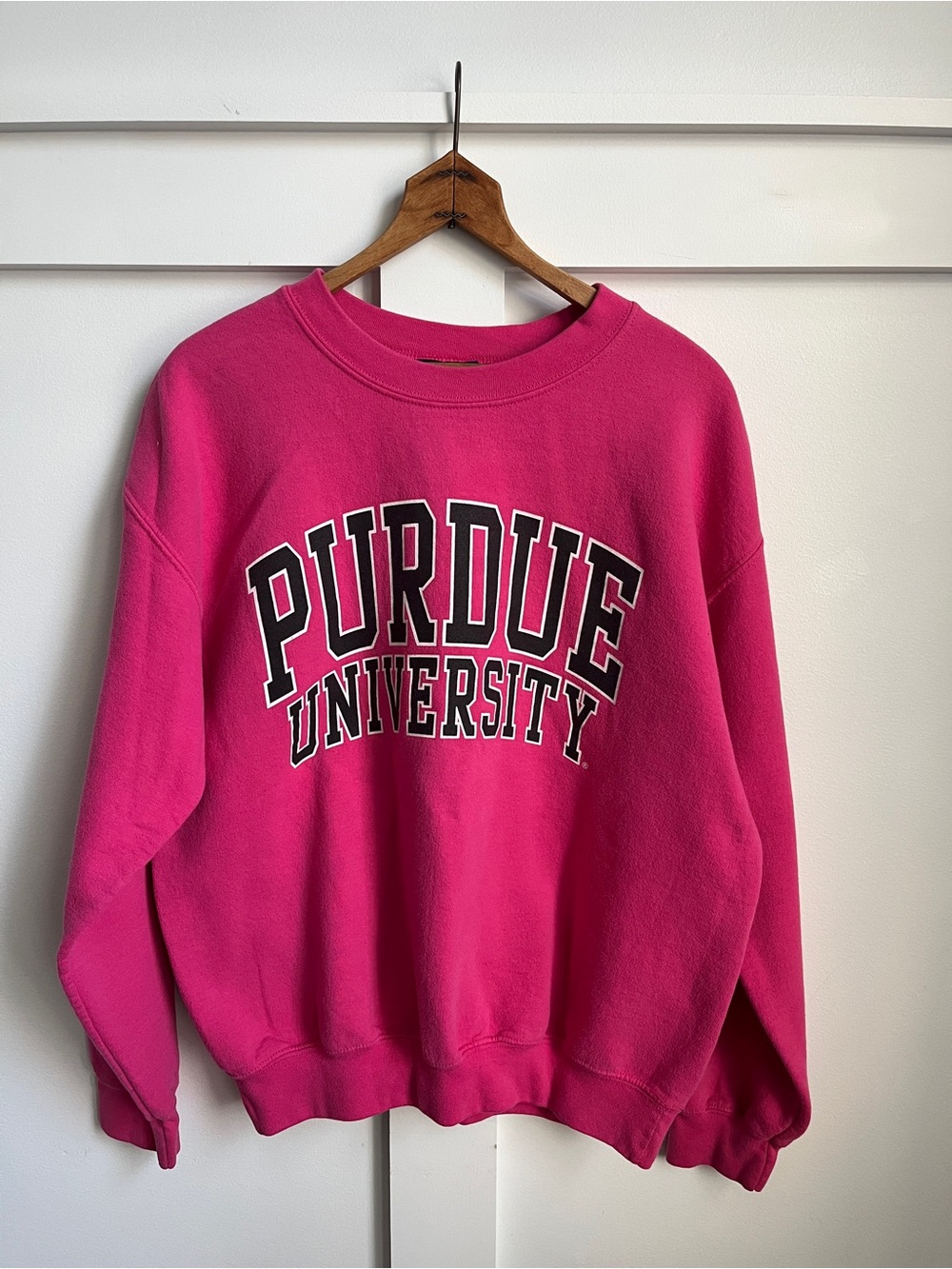 Vintage Purdue University Pink Crewneck Sweatshirt Medium